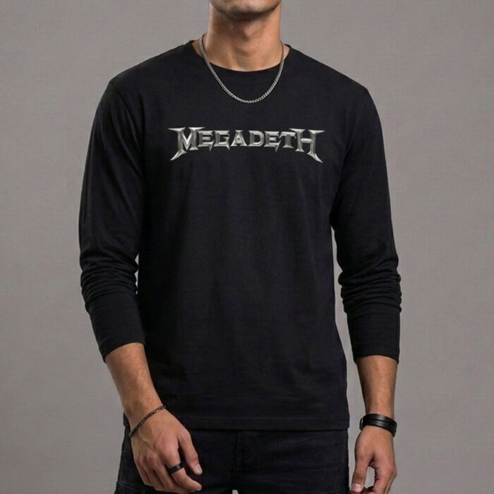آستین بلند Megadeth – SteelLogo Classic - تصویر 2