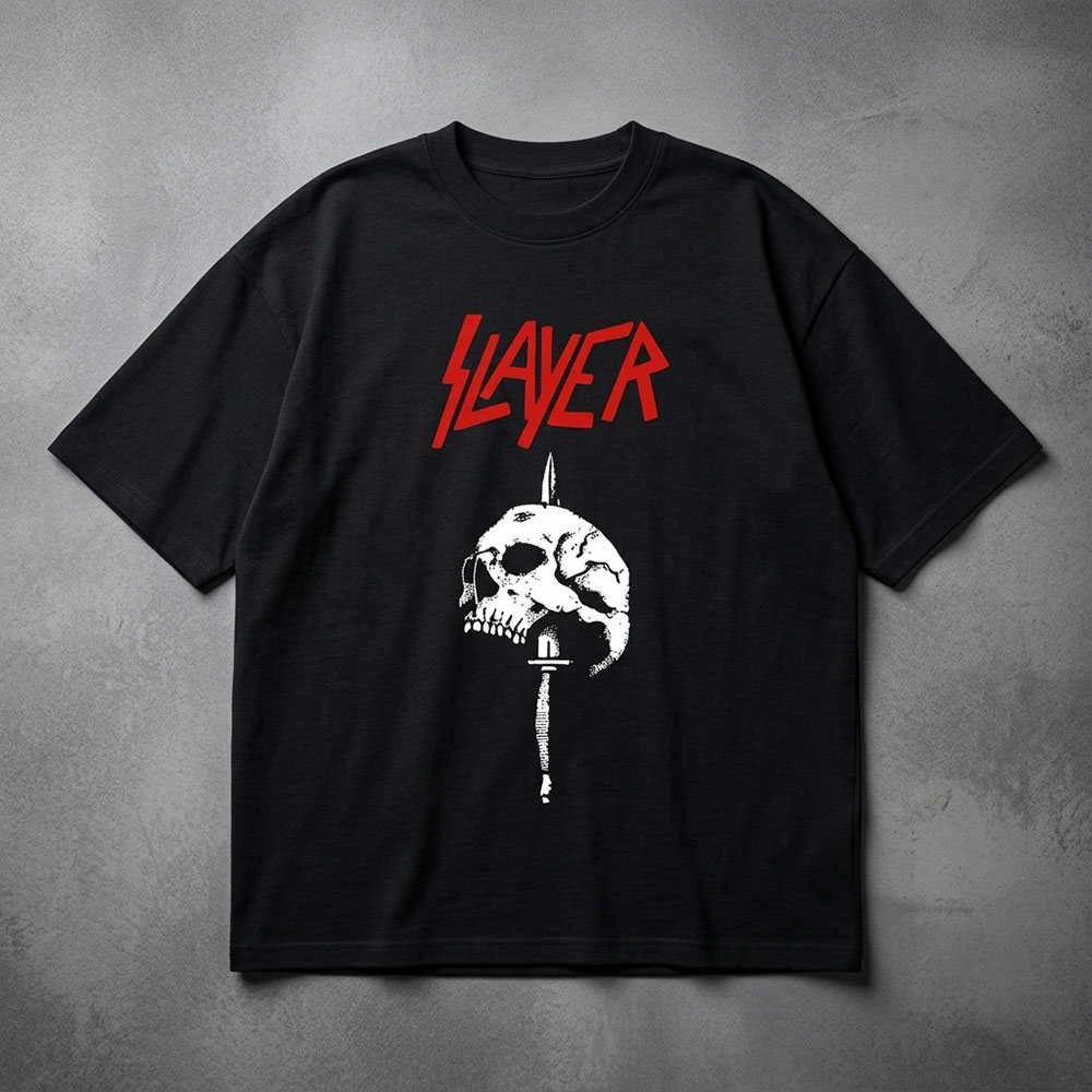 747s تیشرت Slayer – Skull & Sword - تصویر 1
