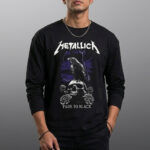 آستین بلند Metallica – RavenSkull Fade - تصویر 2