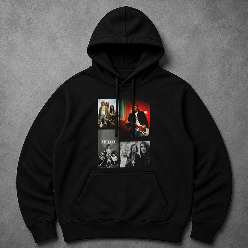 133s هودی Nirvana Collage – Rock Iconography - تصویر 1